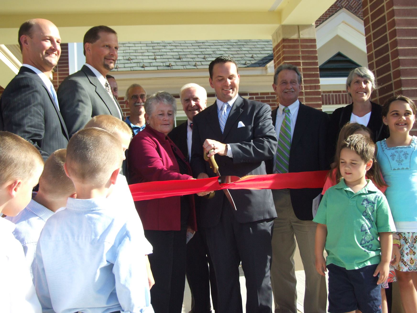 Grand Opening Ribbon Being Cut 2